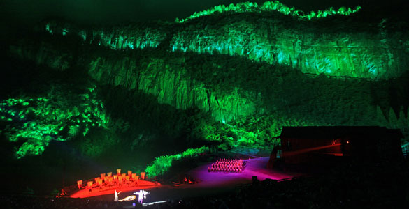 4月23日印象武隆首演現場